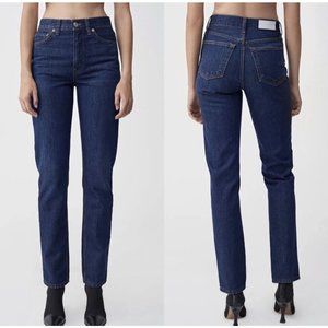 Re/Done Originals Jeans Women's Dark 87 Wash Academy Fit USA Size 27